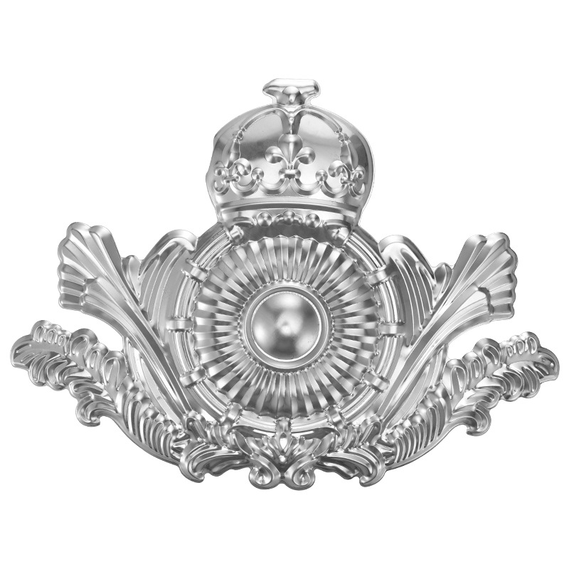 Europski stil – utisnuti cvjetni ukras za vrata i prozore – nehrđajući čelik 304/201, Crown Shot, United Well