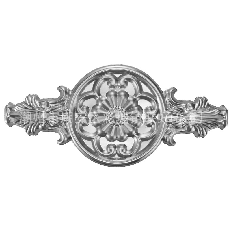Europski stil – utisnuti cvjetni ukras za vrata i prozore – nehrđajući čelik 304/201, Crown Shot, United Well