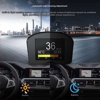 AUTOOL X50 PLUS OBD HUD automobilový head-up displej s LCD obrazovkou, kompatibilný s OBD modelmi po roku 2008.