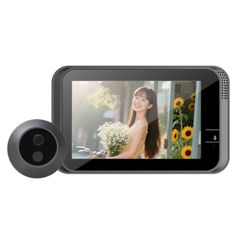 Sonerie video cu cameră wireless tip cat-eye — model Q17, alimentare prin încărcare, 5V, pentru locuințe și apartamente (Model: Q17 · Alimentare: Încărcare · Tensiune: 5V · Aplicare: Locuințe, Apartamente · Tip: Sonerie video pentru ușă)