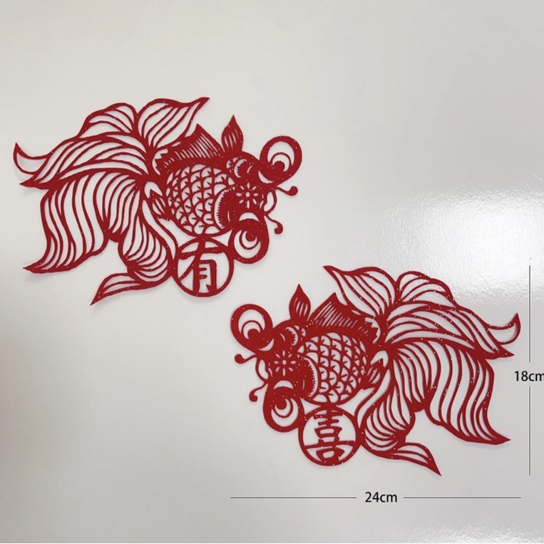 Üveges ajtó matrica esküvői szobadekorációhoz, flockolt textil, lézergravírozás, kínai stílus, tavaszi fesztivál