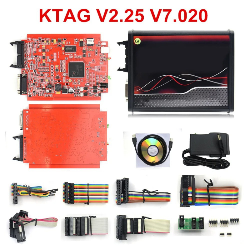 Europska verzija KTAG OBD2 ECU detektor, 12V napajanje, detekcija ECU, model KTAG7.020, online firmware