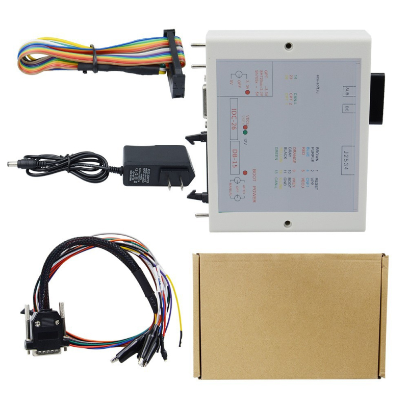 Powerbox adapter za KTMFLASH KTM programer, napajanje 12V, otkrivanje ECU, radna temperatura -10 do 60°C, Model Powerbox