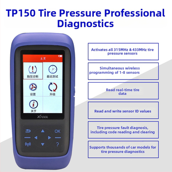 Langren TP150 Unealtă pentru activarea, potrivirea și resetarea senzorului de presiune a pneurilor pentru programarea TPMS