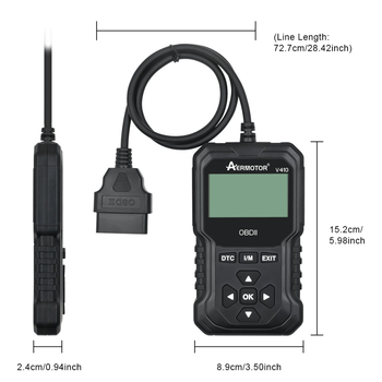 V410 Auto dijagnostički skener - provjera motora, OBD2 čitač, 12V napajanje, model V410, marka AERMOTOR
