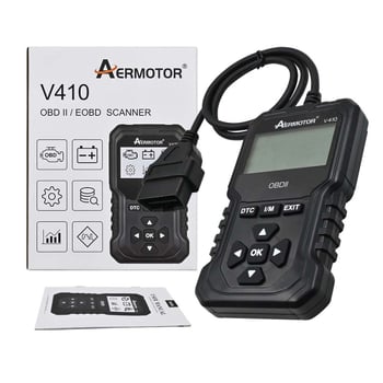 V410 Auto dijagnostički skener - provjera motora, OBD2 čitač, 12V napajanje, model V410, marka AERMOTOR