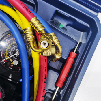 Manometru cu diafragmă pentru refrigerant auto R134A, model ZS-1001, marca Zeng's, unelte pentru reparații auto