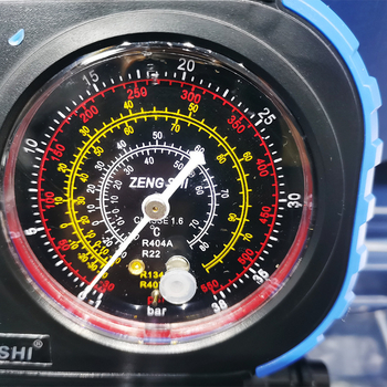 Manometru cu diafragmă pentru refrigerant auto R134A, model ZS-1001, marca Zeng's, unelte pentru reparații auto