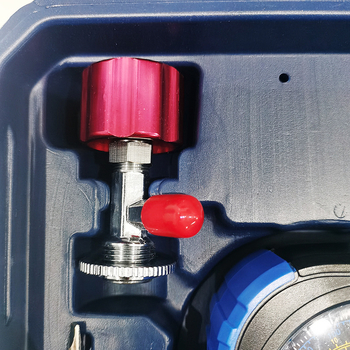 Manometru cu diafragmă pentru refrigerant auto R134A, model ZS-1001, marca Zeng's, unelte pentru reparații auto