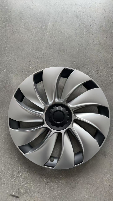 ABS κάλυμμα κέντρου τροχού 19 ιντσών για Tesla Model 3/Y — Προσαρμόσιμη προστατευτική κάλυψη σε κυκλωνικό στυλ, αντιγρατσουνιά προστασία