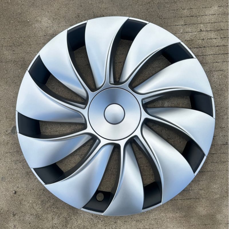 ABS κάλυμμα κέντρου τροχού 19 ιντσών για Tesla Model 3/Y — Προσαρμόσιμη προστατευτική κάλυψη σε κυκλωνικό στυλ, αντιγρατσουνιά προστασία