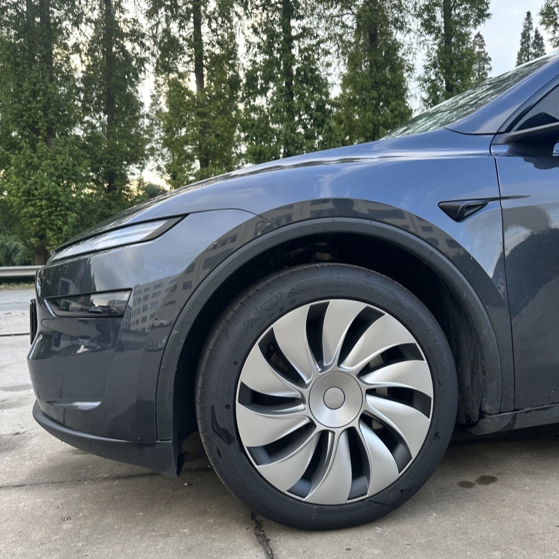 ABS κάλυμμα κέντρου τροχού 19 ιντσών για Tesla Model 3/Y — Προσαρμόσιμη προστατευτική κάλυψη σε κυκλωνικό στυλ, αντιγρατσουνιά προστασία