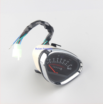 Motocyklová prístrojová jednotka: rýchlomer 0–160 km/h, tachometer do 13000 rpm; model 32580; kovový; univerzálne použitie