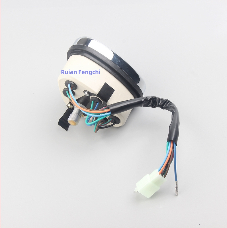 Motocyklová prístrojová jednotka: rýchlomer 0–160 km/h, tachometer do 13000 rpm; model 32580; kovový; univerzálne použitie