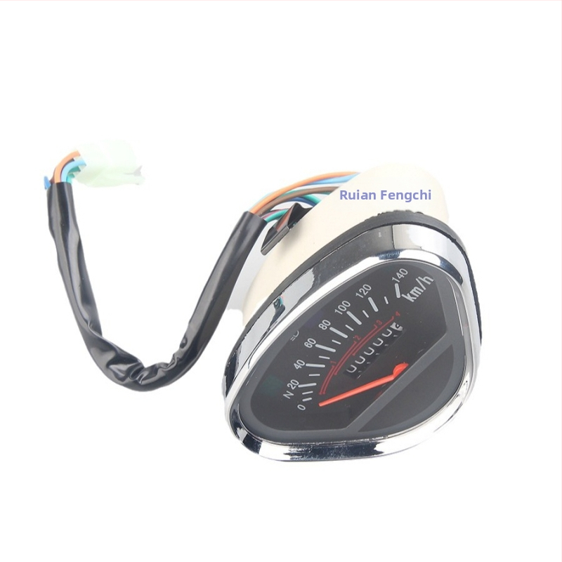 Motocyklová prístrojová jednotka: rýchlomer 0–160 km/h, tachometer do 13000 rpm; model 32580; kovový; univerzálne použitie