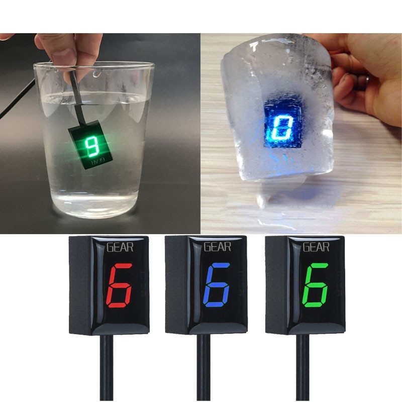 Display LED Kawasaki EFI pentru motocicletă — indicator digital de trepte 1–6, Z400, S2R