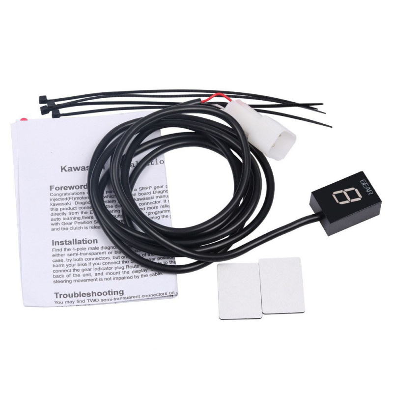 Display LED Kawasaki EFI pentru motocicletă — indicator digital de trepte 1–6, Z400, S2R