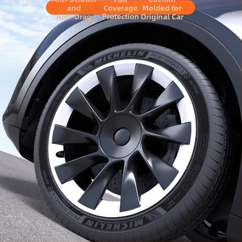 Tesla Model Y kryt stredového kolesa s plným krytím, ochrana proti škrabaniu, doplnok na úpravu diskov