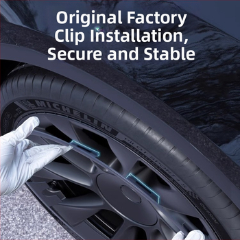 Tesla Model Y kryt stredového kolesa s plným krytím, ochrana proti škrabaniu, doplnok na úpravu diskov