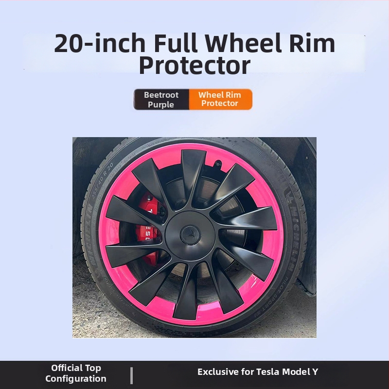 Tesla Model Y kryt stredového kolesa s plným krytím, ochrana proti škrabaniu, doplnok na úpravu diskov