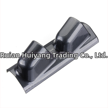 K912B Karbónová A-stĺpka, ľavá strana, krytka s 2 otvormi pre 52 mm prístroje