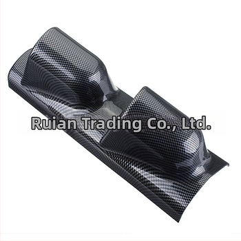 K912B Karbónová A-stĺpka, ľavá strana, krytka s 2 otvormi pre 52 mm prístroje