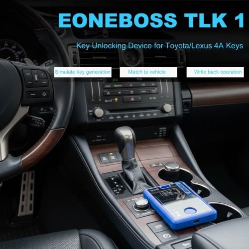 Eoneboss TLK 1 Programator ključeva za automobil - 12V napajanje, 83 g, Model TLK 1, Detektor kvarova automobila