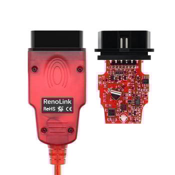 Renolink V2.10 Renault OBD2 ECU diagnosztikai eszköz - 12V, ECU felismerés, -20-60°C