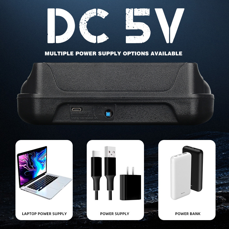 Μίκσερ 4 καναλιών με κάρτα ήχου и τροφοδοτικό για καραόκε και ζωντανές παραστάσεις, ενσωματωμένος επεξεργαστής ρεβέρμπ