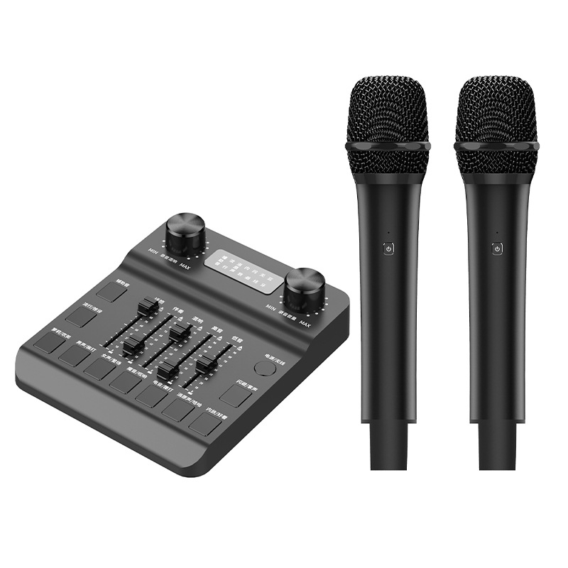 DOSS M30 Vezeték nélküli mikrofon integrált hangkártyával, Bluetooth 5.3, frekvencia-tartomány 100 Hz–20 kHz, SNR ≥70 dB, névleges feszültség 5 V, beépített akkumulátor nélkül