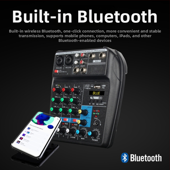 Nothing profesionálny mixér so štyrmi kanálmi, Bluetoothom a externým reverbom pre živé vystúpenia