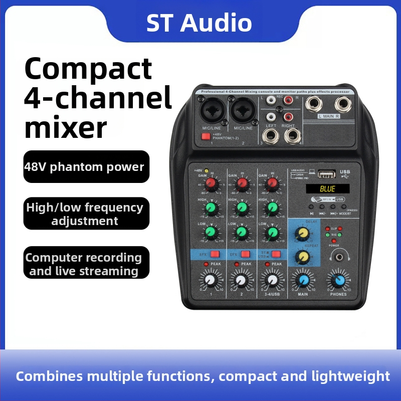 Nothing profesionálny mixér so štyrmi kanálmi, Bluetoothom a externým reverbom pre živé vystúpenia