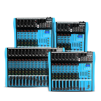 Επαγγελματικός 7-καναλικός φορητός μίκτης ήχου με phantom power, USB και Bluetooth