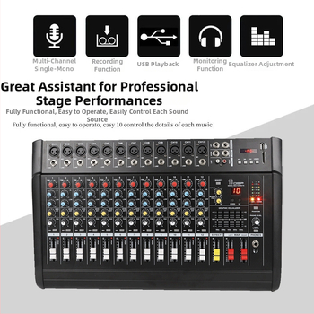 PMX kompaktný mikser s integrovaným zosilňovačom, Bluetooth a USB vstupom pre vonkajšie svadobné prenosy