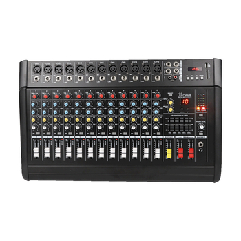 PMX συμπαγής μίκτης ήχου με ενσωματωμένο ενισχυτή, Bluetooth και είσοδο USB για εξωτερικές μεταδόσεις γάμου σε σκηνή