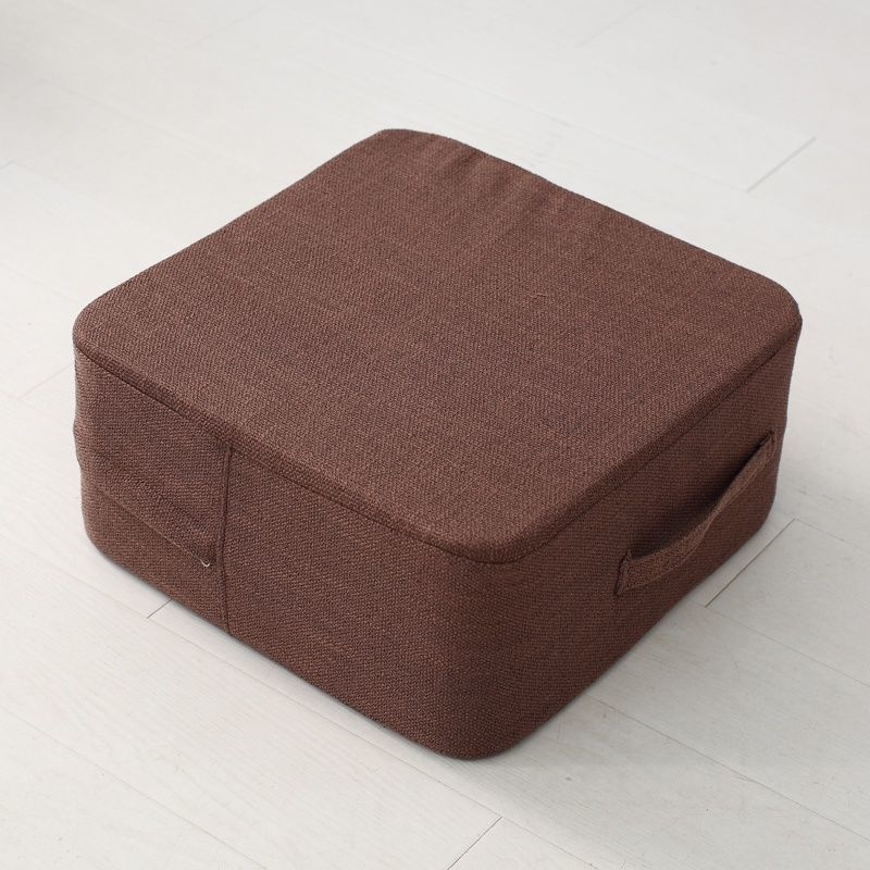 Kvadratna jastučnica za pod, s mogućnošću uklanjanja i pranja, tatami inspiriran dizajn, povećava visinu, punilo Pearl cotton, nordijski stil