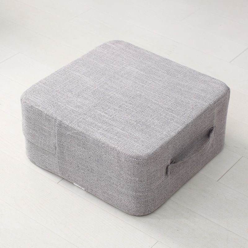 Kvadratna jastučnica za pod, s mogućnošću uklanjanja i pranja, tatami inspiriran dizajn, povećava visinu, punilo Pearl cotton, nordijski stil