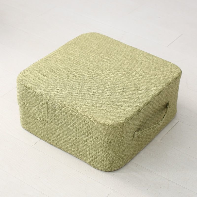 Kvadratna jastučnica za pod, s mogućnošću uklanjanja i pranja, tatami inspiriran dizajn, povećava visinu, punilo Pearl cotton, nordijski stil