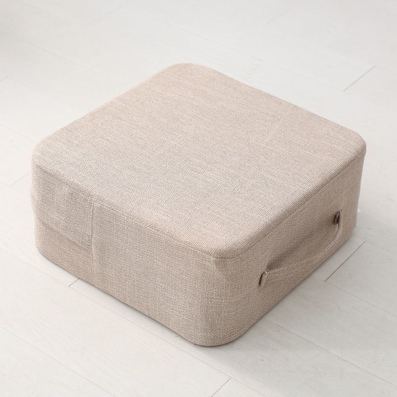 Kvadratna jastučnica za pod, s mogućnošću uklanjanja i pranja, tatami inspiriran dizajn, povećava visinu, punilo Pearl cotton, nordijski stil