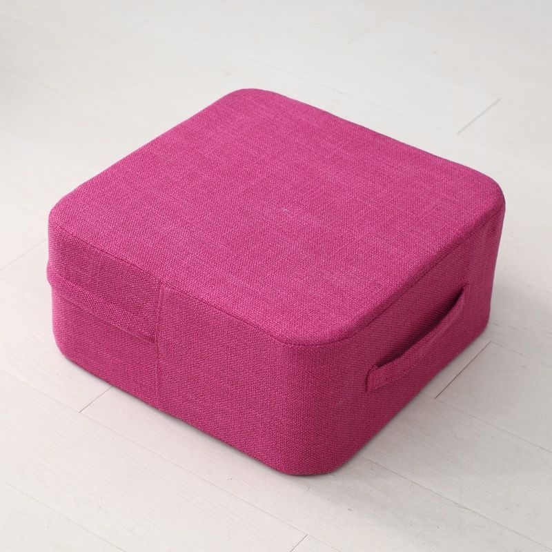 Kvadratna jastučnica za pod, s mogućnošću uklanjanja i pranja, tatami inspiriran dizajn, povećava visinu, punilo Pearl cotton, nordijski stil