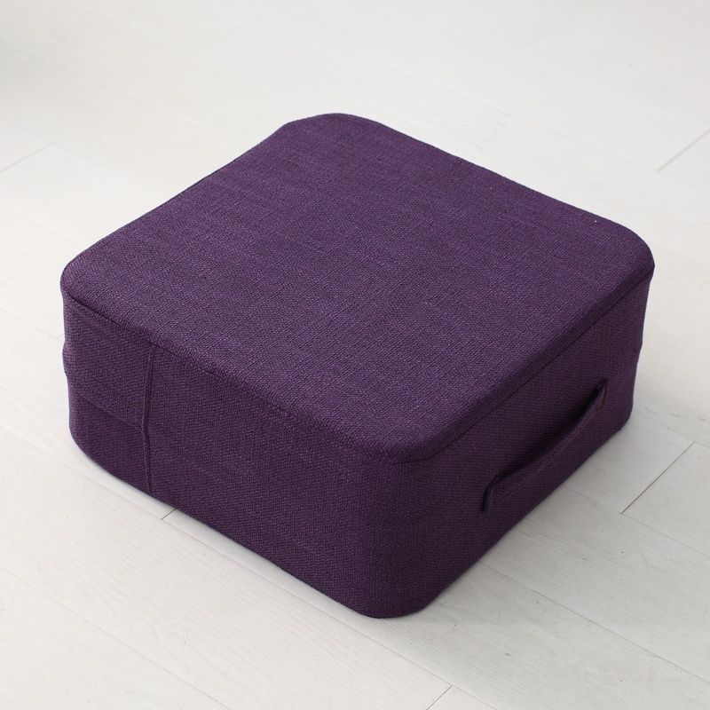 Kvadratna jastučnica za pod, s mogućnošću uklanjanja i pranja, tatami inspiriran dizajn, povećava visinu, punilo Pearl cotton, nordijski stil
