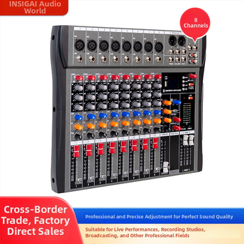 Επαγγελματικός ασύρματος Bluetooth μίκτης με 8/12/16 κανάλια, USB, XLR διεπαφή και Phantom Power