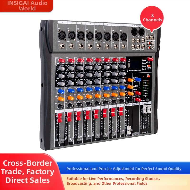 Επαγγελματικός ασύρματος Bluetooth μίκτης με 8/12/16 κανάλια, USB, XLR διεπαφή και Phantom Power