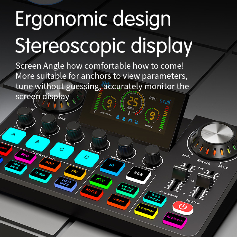 F668 otthoni használatra szánt PCI-E hangkártya, kétcsatornás keverő, mikrofon- és vonali bemenet, külső telepítés