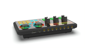 K600 DSP PCI hangkártya otthoni használatra – 7.1 csatornás, mikrofon/line bemenetek, külső telepítés