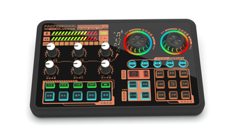 K600 DSP PCI hangkártya otthoni használatra – 7.1 csatornás, mikrofon/line bemenetek, külső telepítés