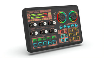 K600 DSP PCI hangkártya otthoni használatra – 7.1 csatornás, mikrofon/line bemenetek, külső telepítés