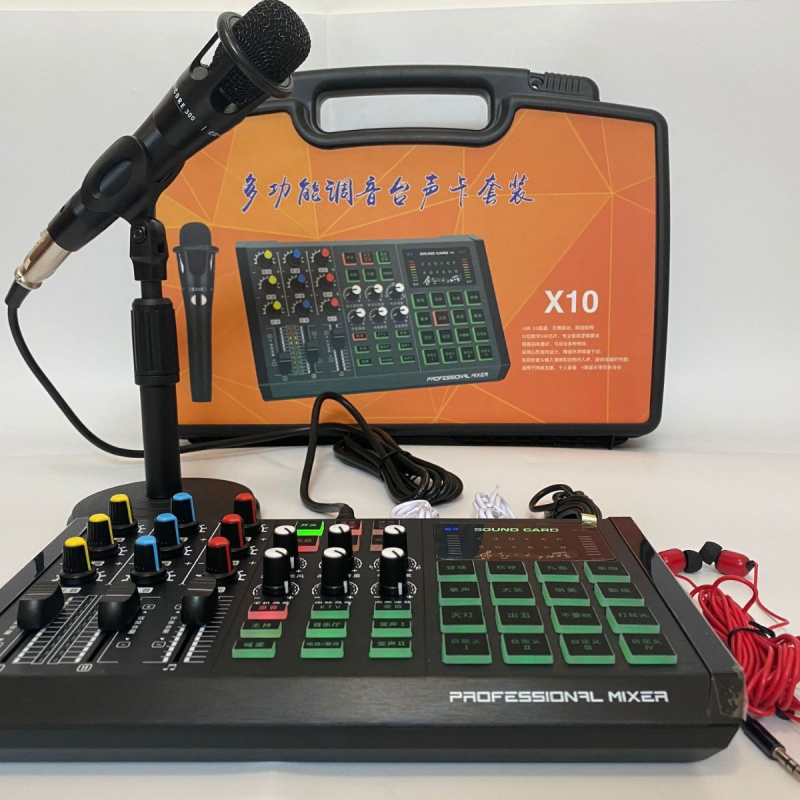 USB hangkártya és multifunkciós keverő Magic Sound X10, DSP chip, 2-csatornás, külső telepítés