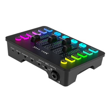 Kompakt PCI hangkártya-mixer felvételhez és élő közvetítéshez (PCI interfész, 2 csatorna, külső telepítés, SK01)