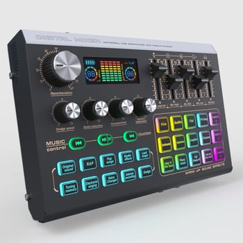 X9 asztali digitális keverő USB interfésszel, MIDI bemenet/kimenet, kétcsatornás, DirectSound 3D